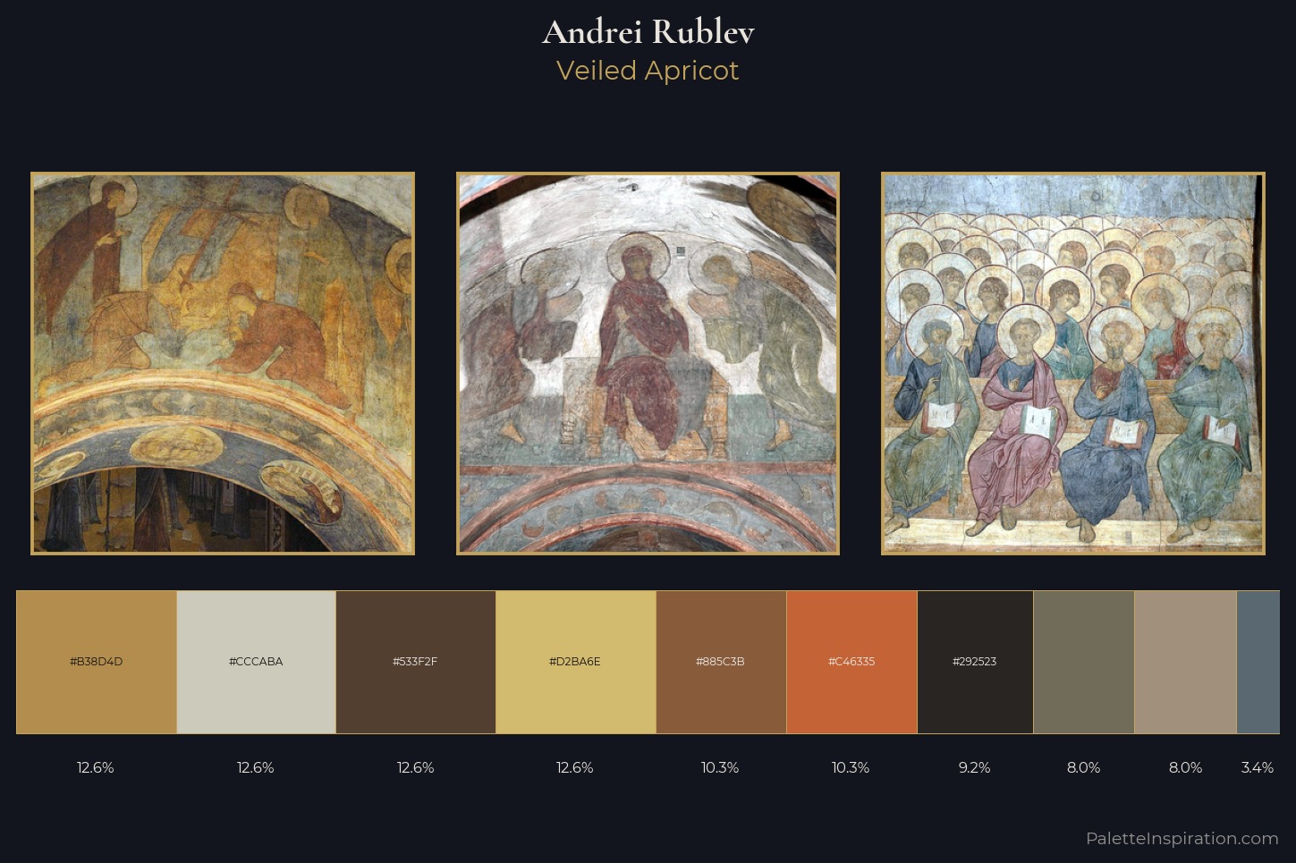 Andrei Rublev Master Palette — Veiled Apricot