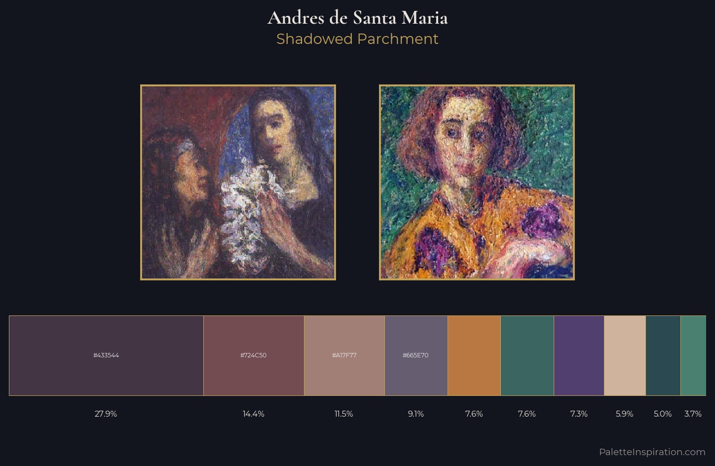 Andres de Santa Maria Palette 2 — Shadowed Parchment