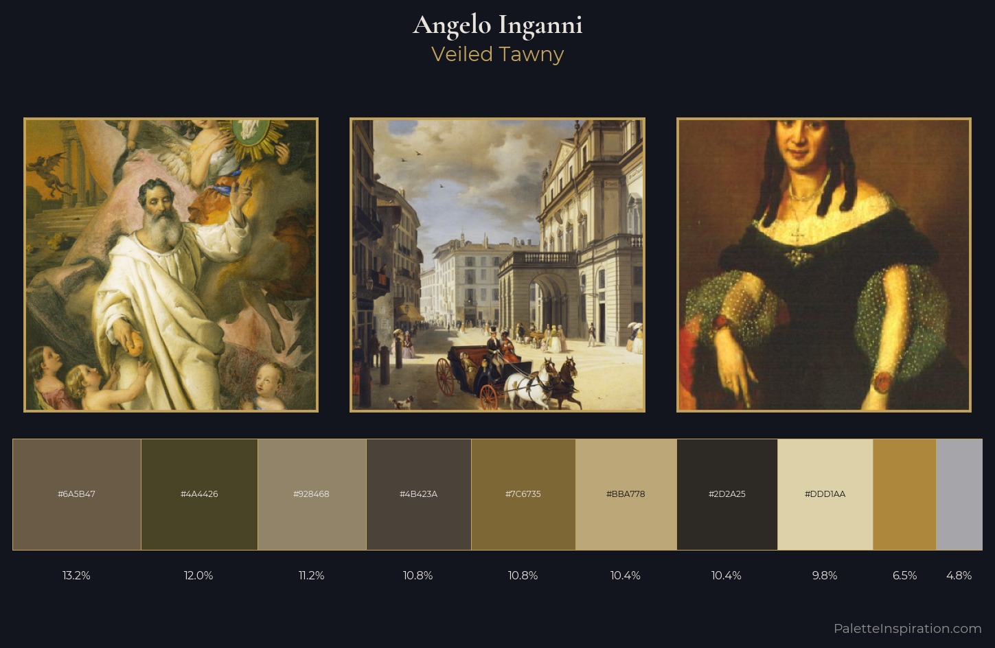 Angelo Inganni Palette 2 — Veiled Tawny