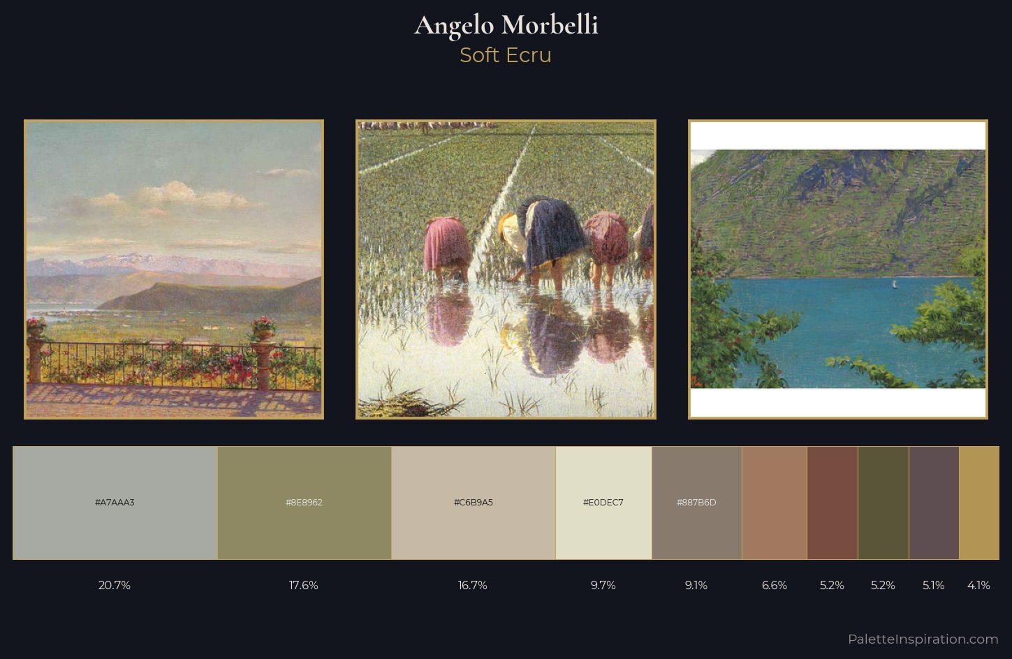 Angelo Morbelli Palette 1 — Soft Ecru