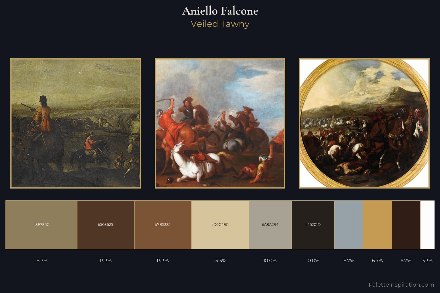 Aniello Falcone Master Palette — Veiled Tawny