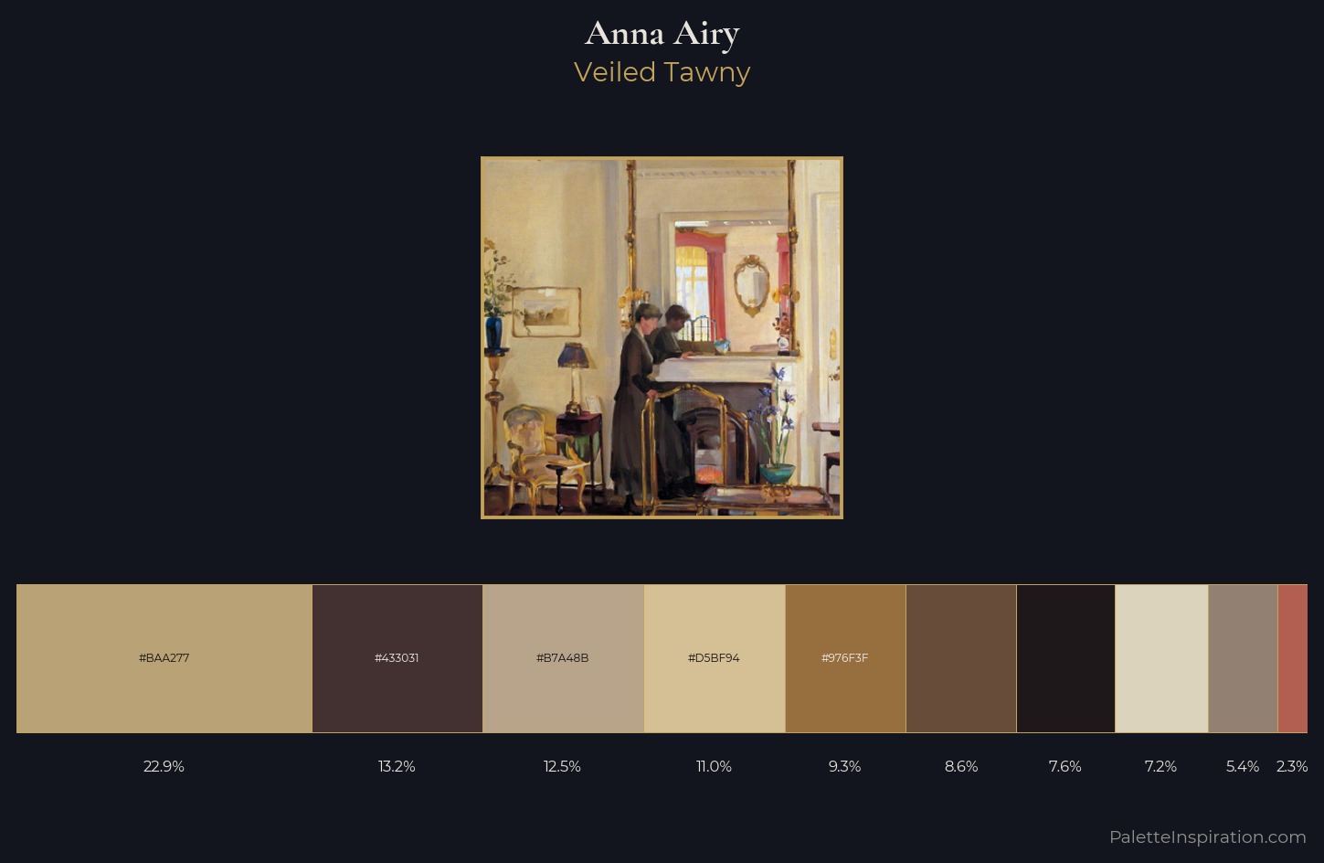 Anna Airy Palette 1 — Veiled Tawny