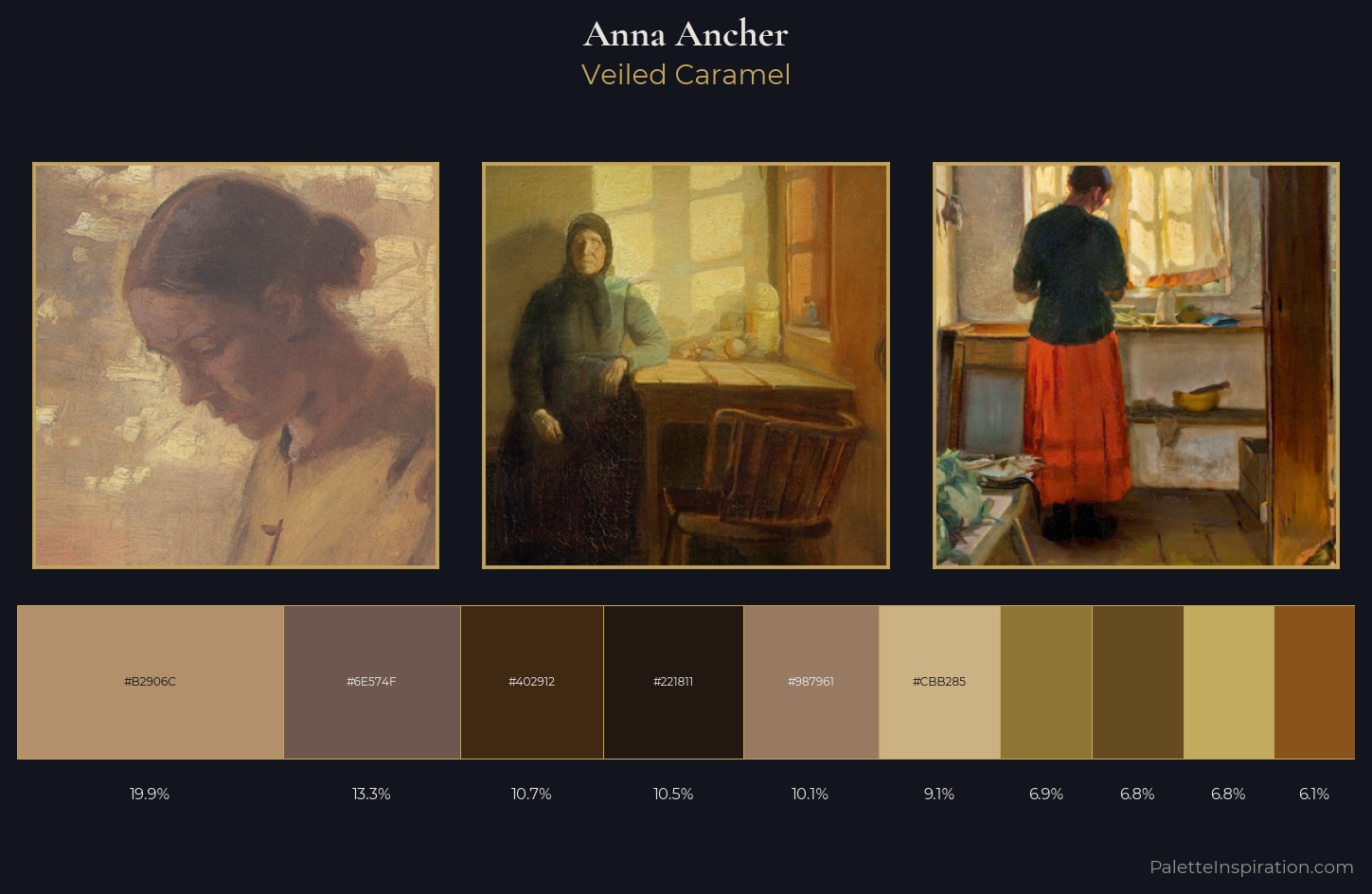 Anna Ancher Palette 6 — Veiled Caramel