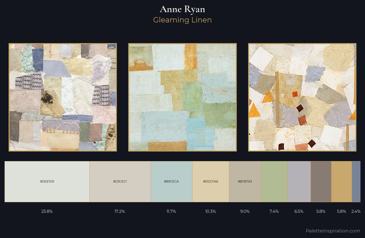 Anne Ryan Palette 1 — Gleaming Linen