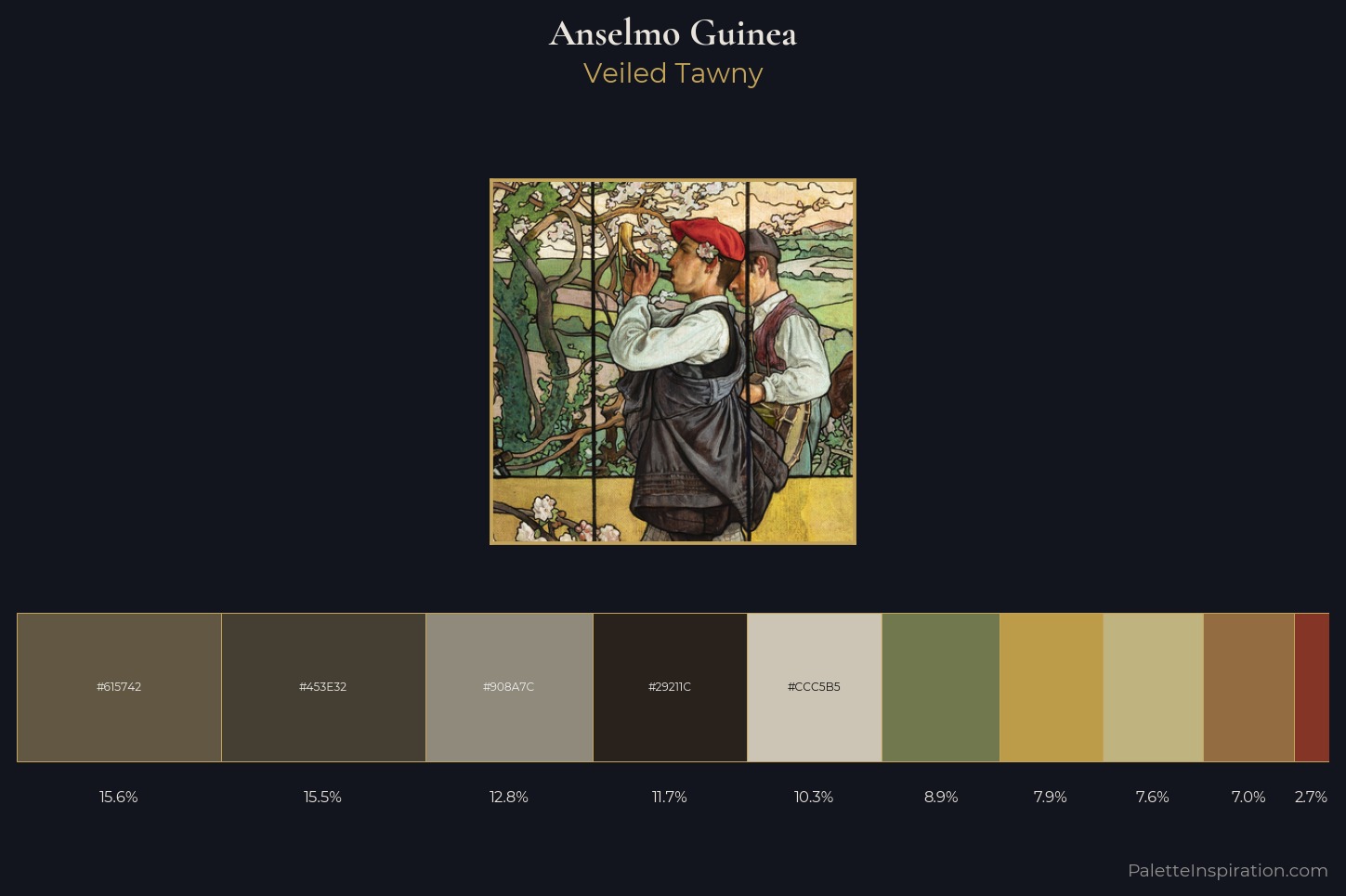 Anselmo Guinea Master Palette — Veiled Tawny