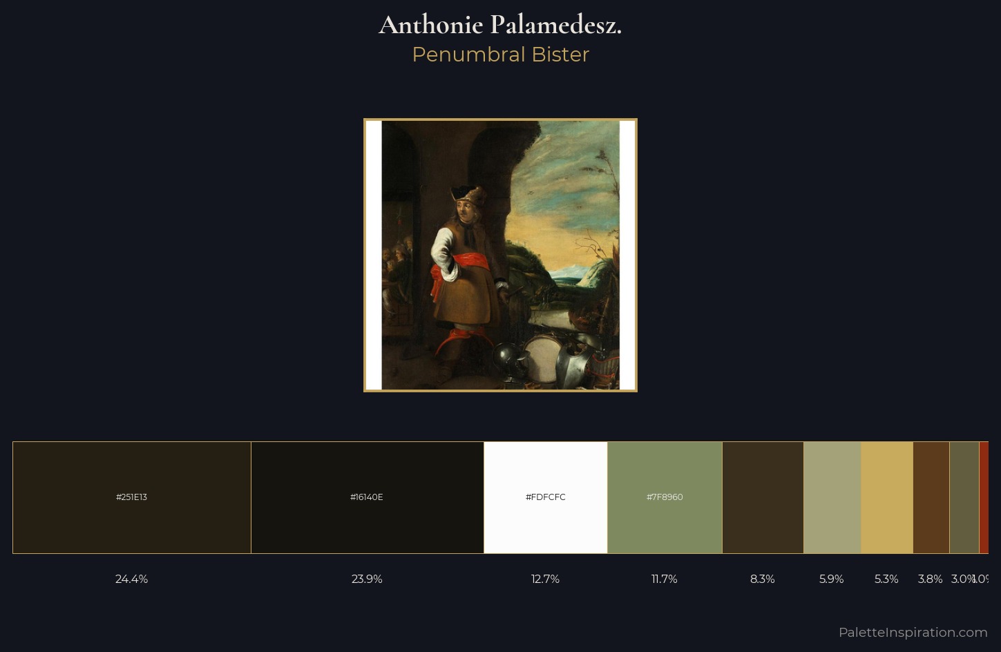 Anthonie Palamedesz. Palette 2 — Penumbral Bister