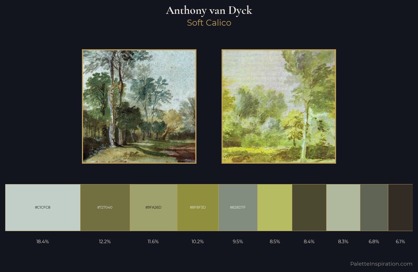 Anthony van Dyck Palette 3 — Soft Calico
