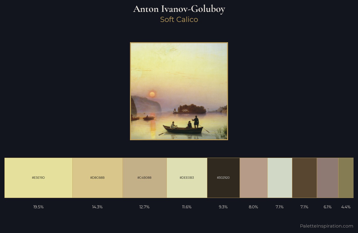 Anton Ivanov-Goluboy Palette 1 — Soft Calico