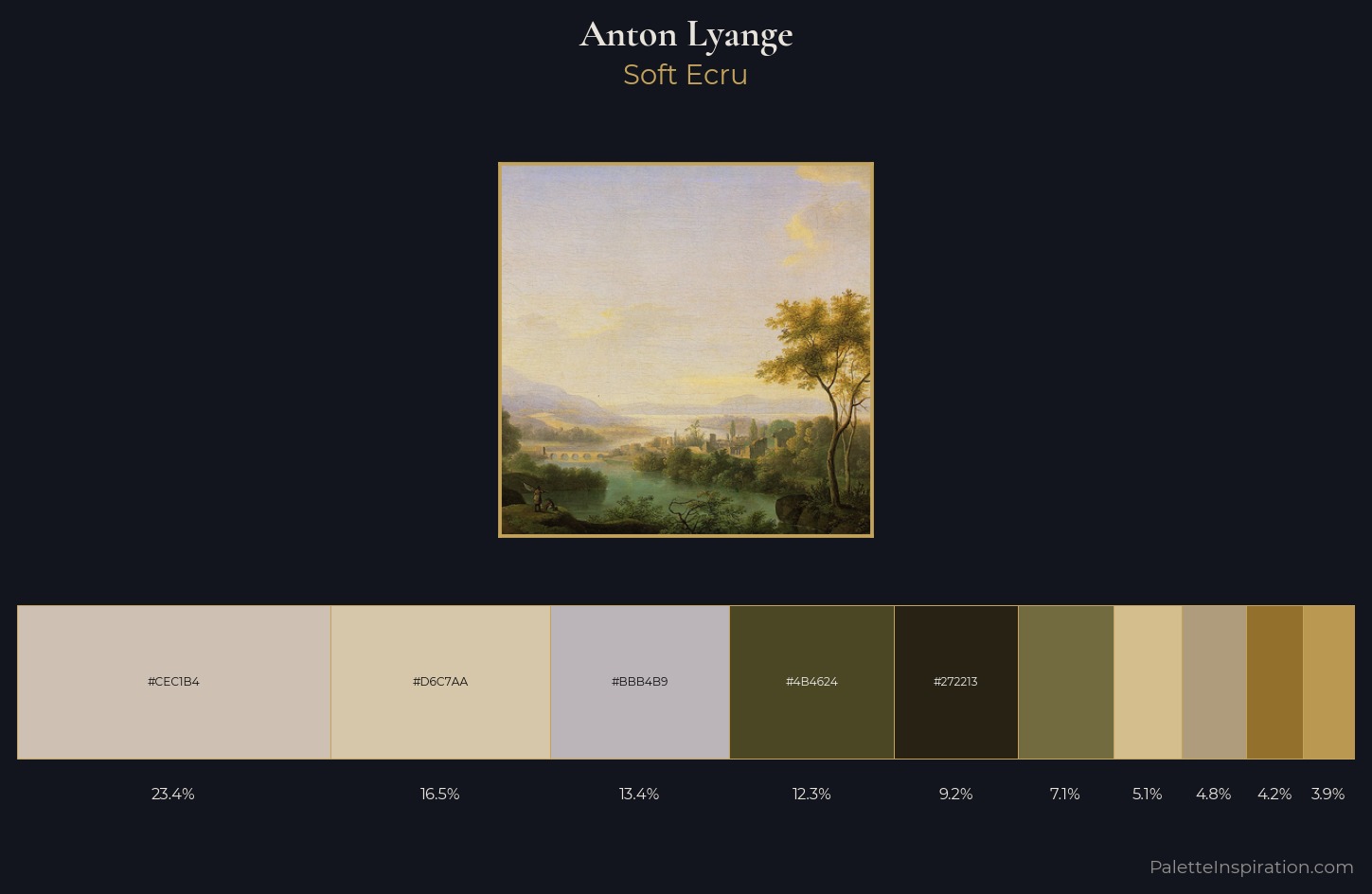 Anton Lyange Palette 1 — Soft Ecru