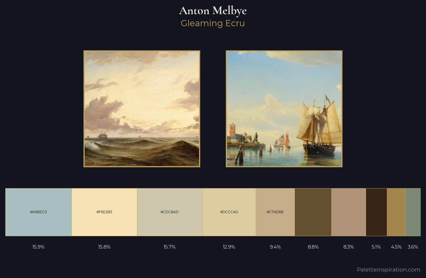 Anton Melbye Palette 1 — Gleaming Ecru