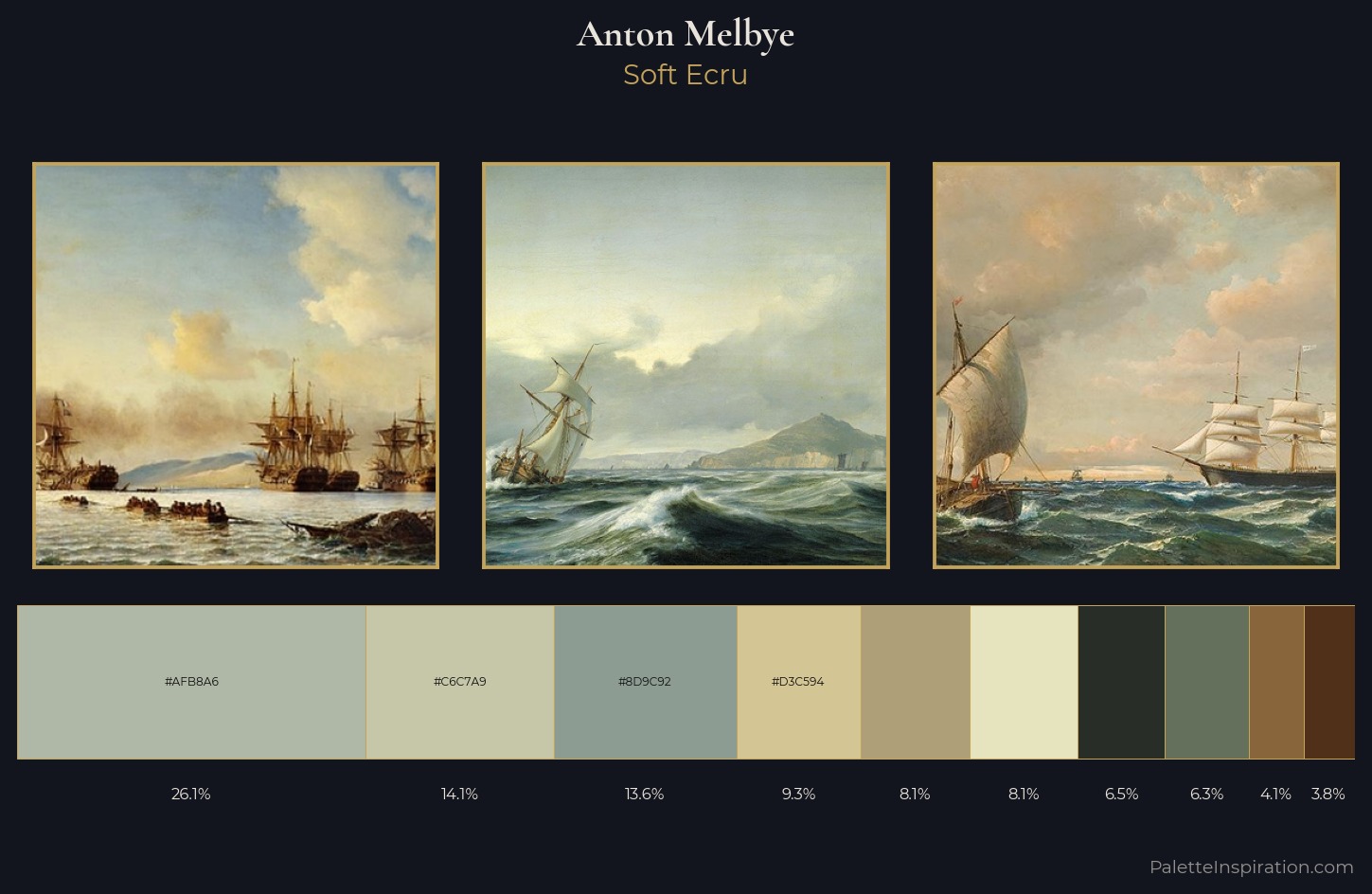 Anton Melbye Palette 3 — Soft Ecru
