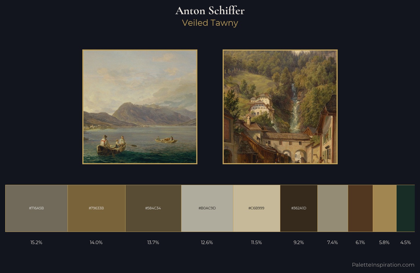 Anton Schiffer Palette 3 — Veiled Tawny