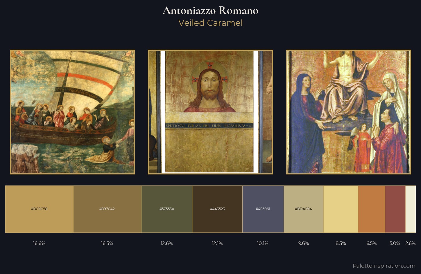 Antoniazzo Romano Palette 1 — Veiled Caramel