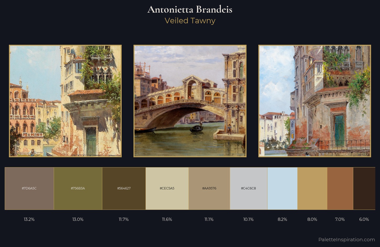 Antonietta Brandeis Palette 6 — Veiled Tawny