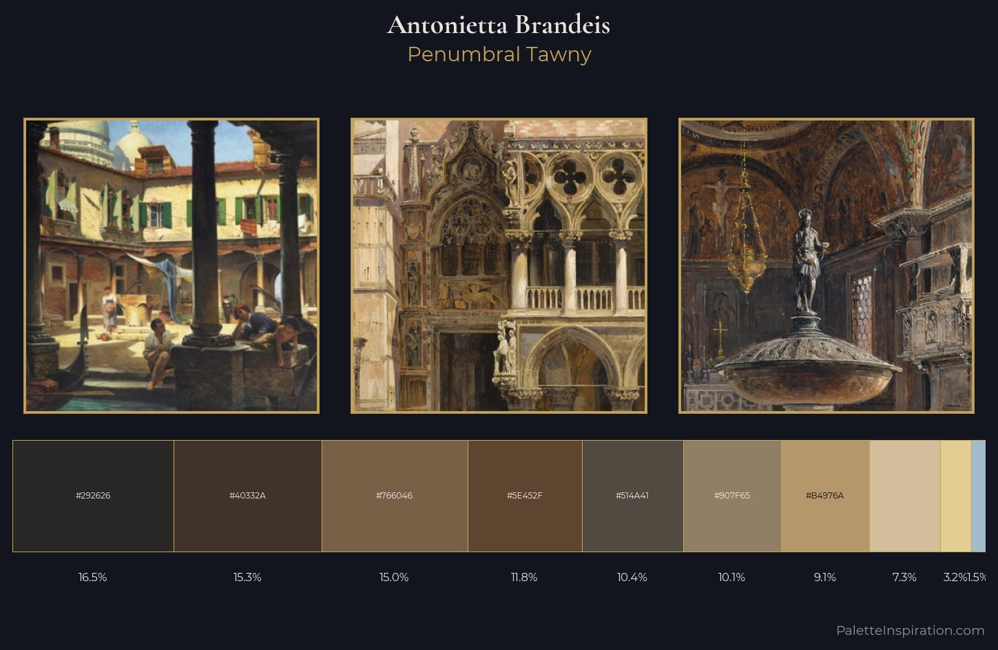Antonietta Brandeis Palette 7 — Penumbral Tawny