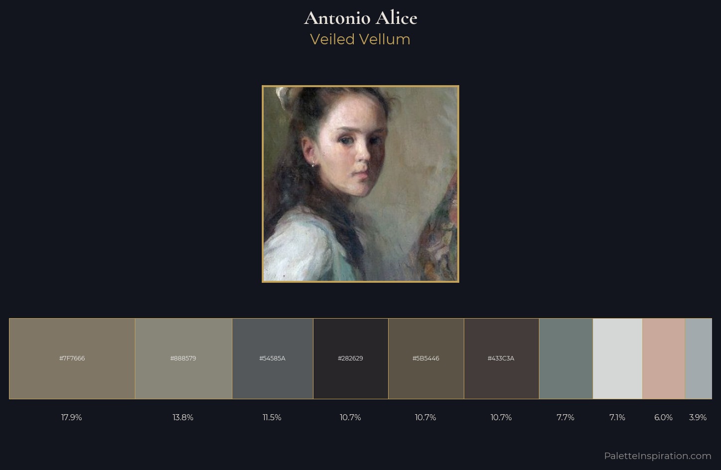 Antonio Alice Palette 3 — Veiled Vellum