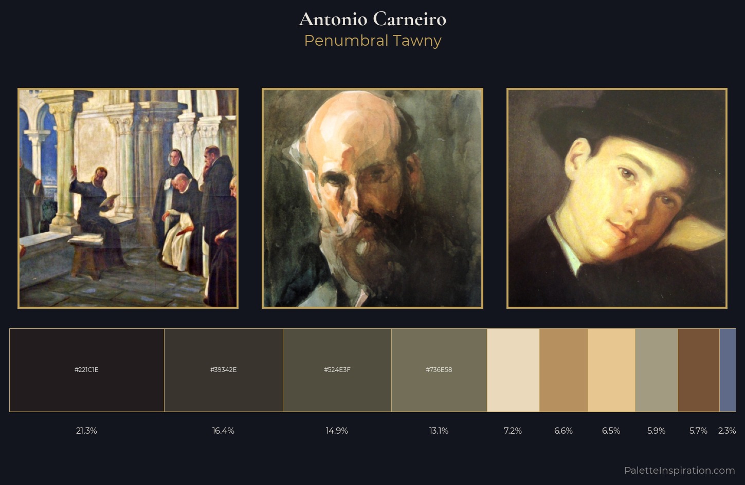 Antonio Carneiro Palette 3 — Penumbral Tawny