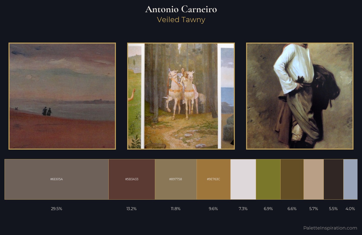 Antonio Carneiro Palette 4 — Veiled Tawny