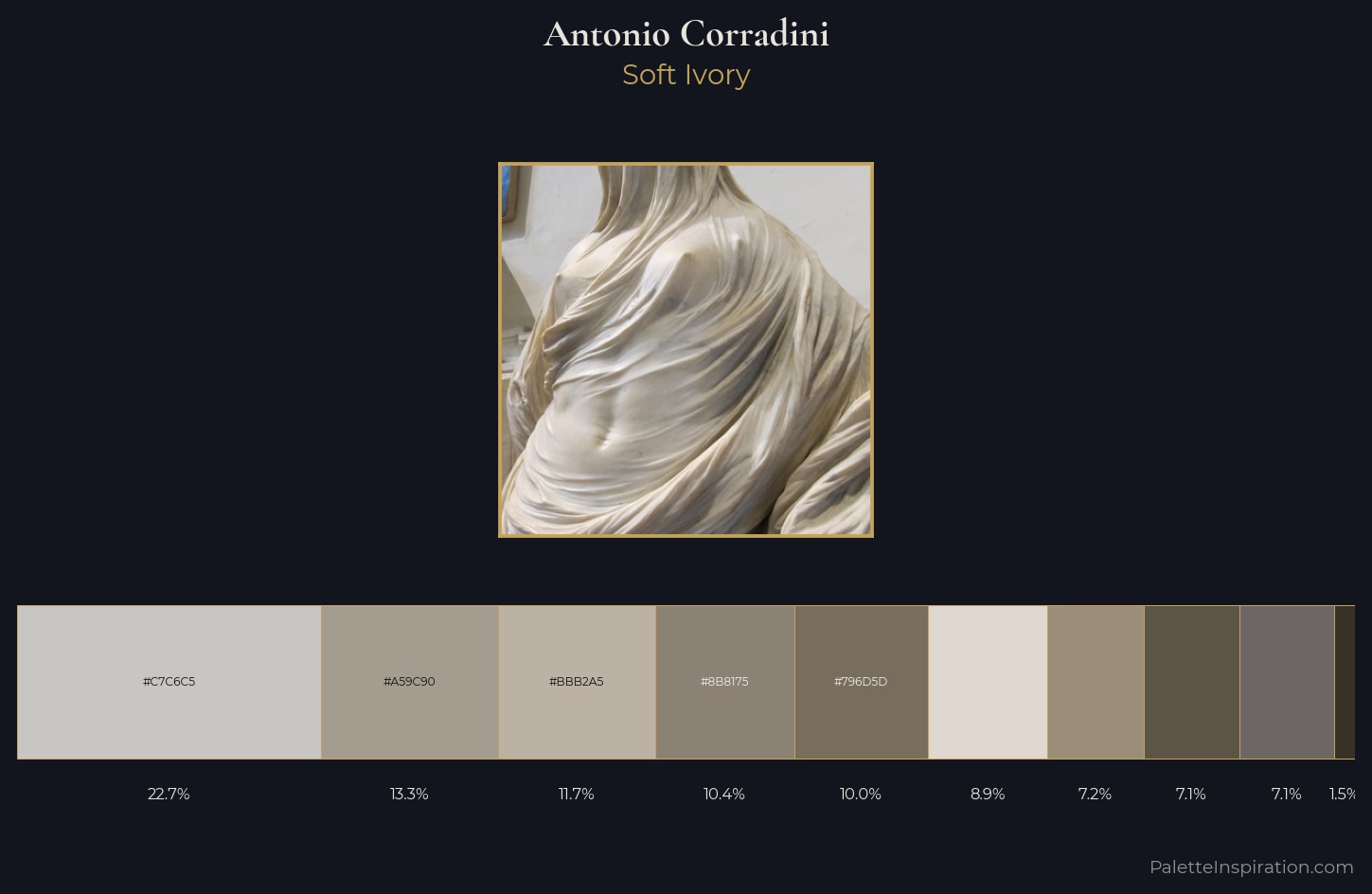 Antonio Corradini Palette 2 — Soft Ivory