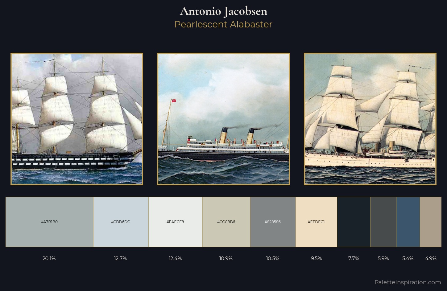 Antonio Jacobsen Palette 2 — Pearlescent Alabaster