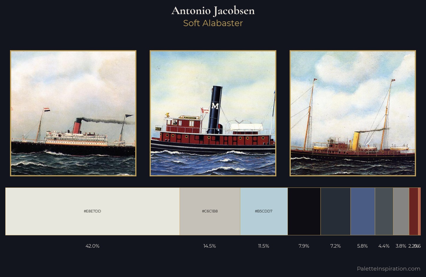 Antonio Jacobsen Palette 8 — Soft Alabaster