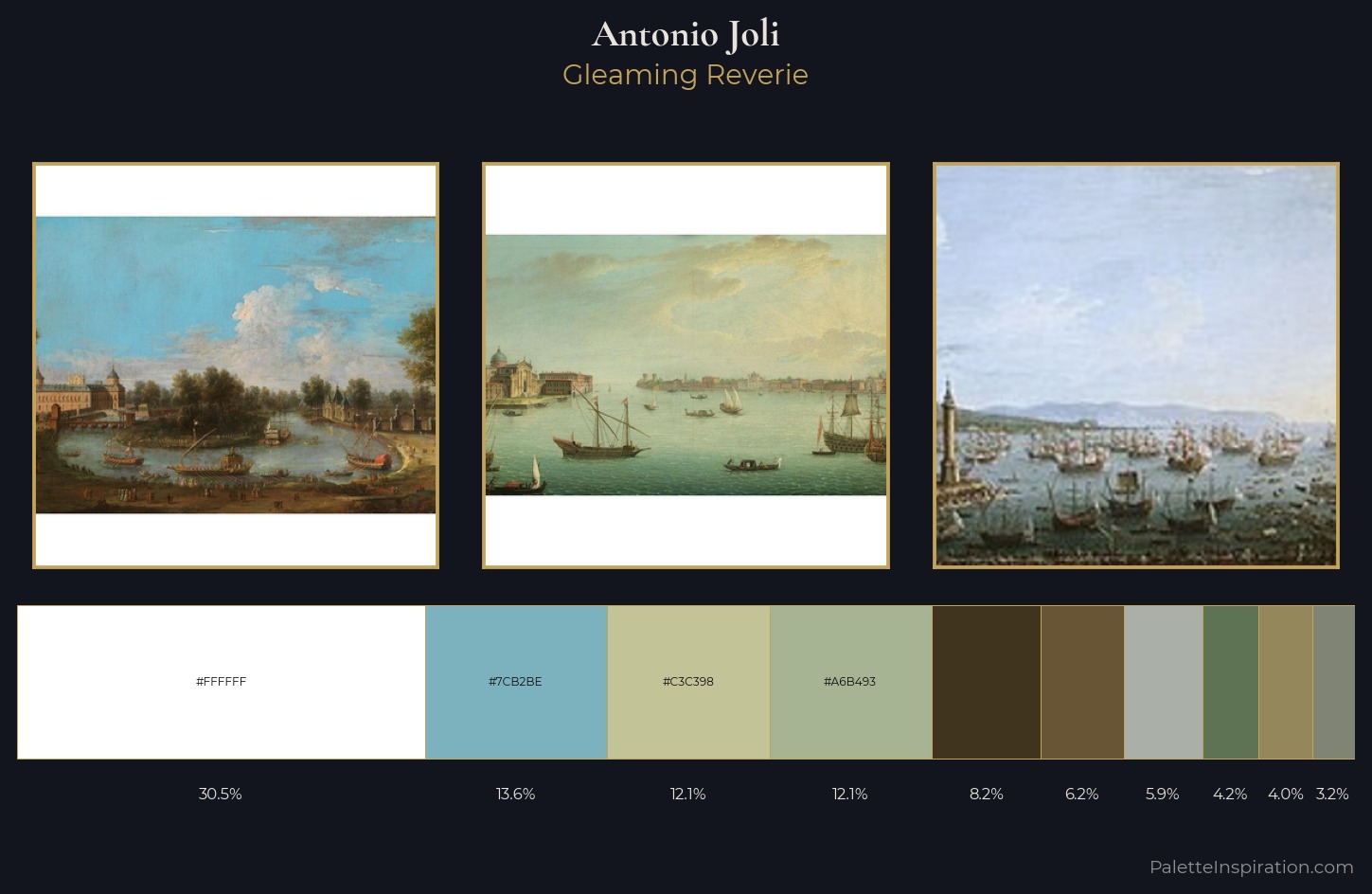 Antonio Joli Palette 1 — Gleaming Reverie