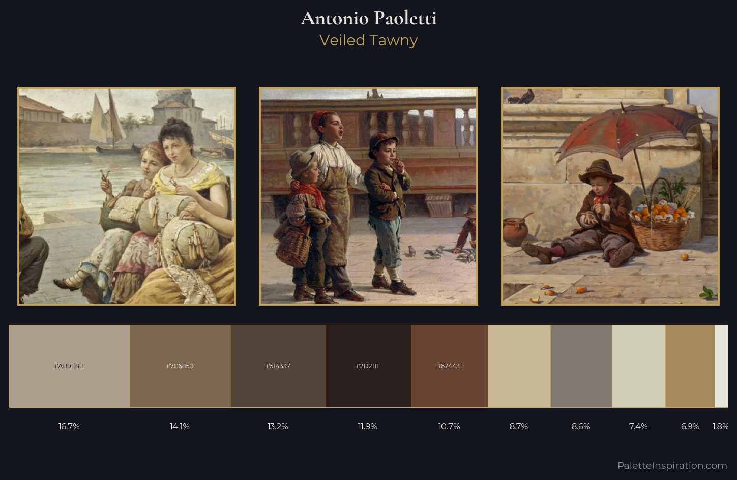 Antonio Paoletti Palette 3 — Veiled Tawny