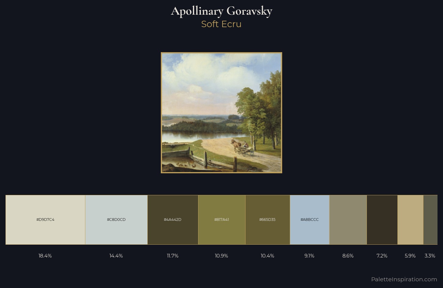 Apollinary Goravsky Palette 2 — Soft Ecru