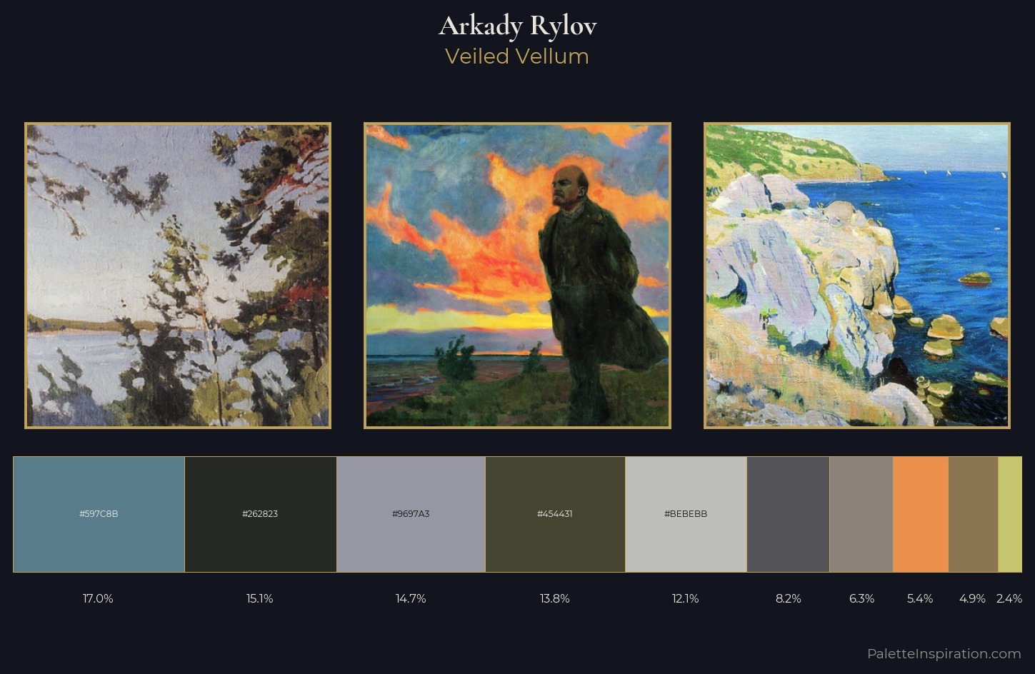 Arkady Rylov Palette 3 — Veiled Vellum