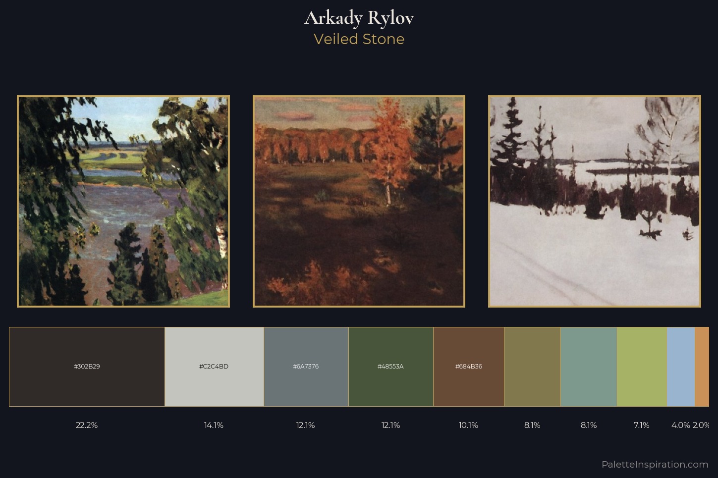 Arkady Rylov Master Palette — Veiled Stone