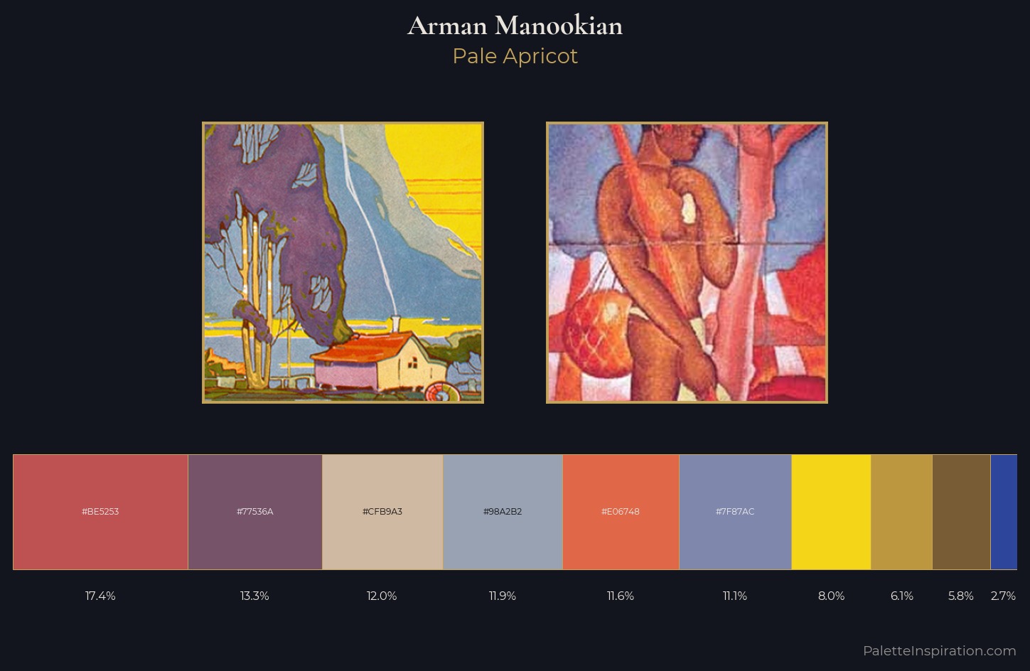 Arman Manookian Palette 2 — Pale Apricot
