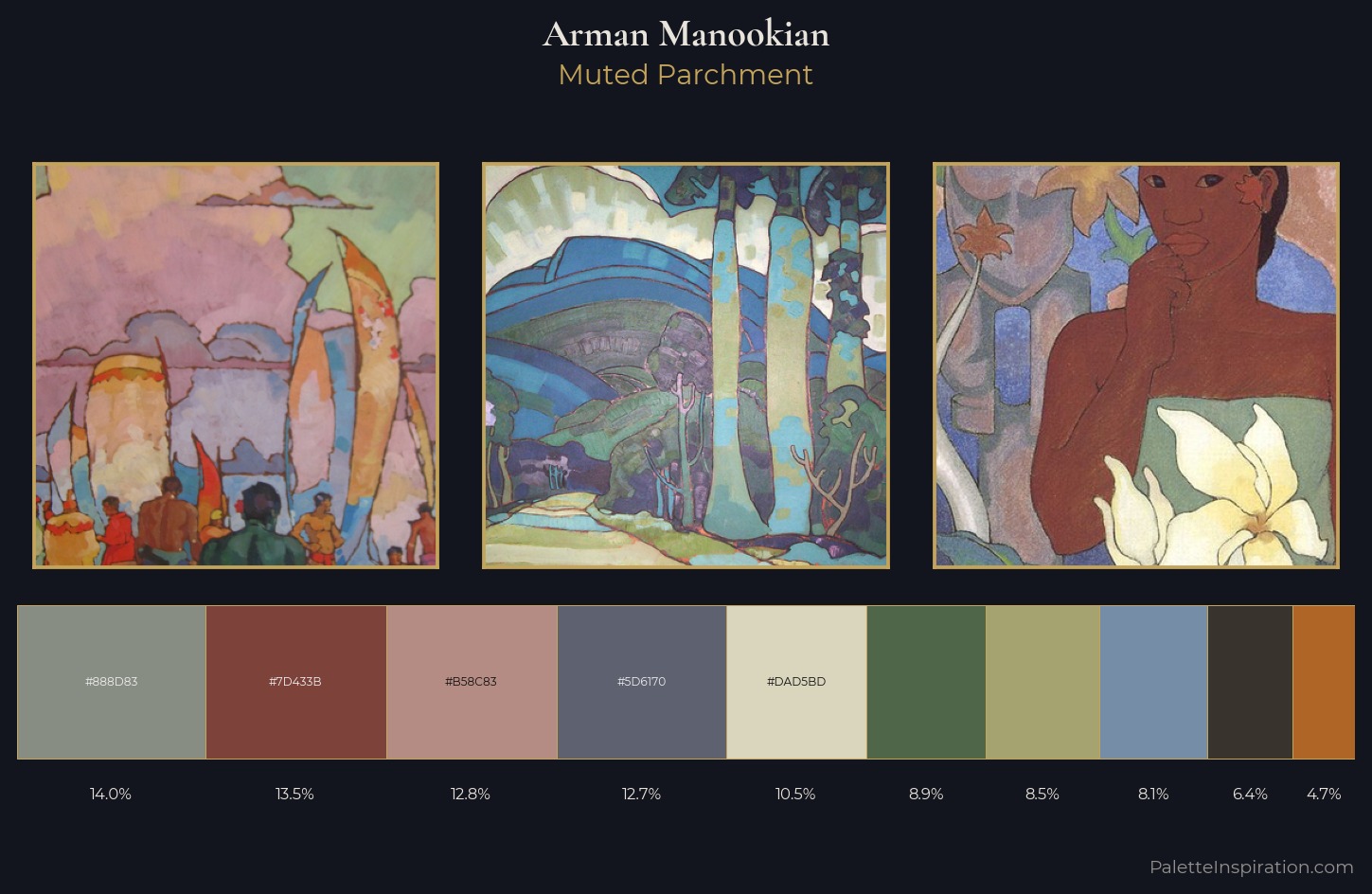 Arman Manookian Palette 5 — Muted Parchment