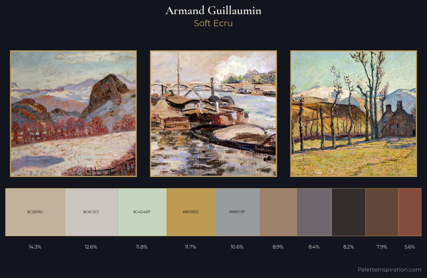 Armand Guillaumin Palette 2 — Soft Ecru