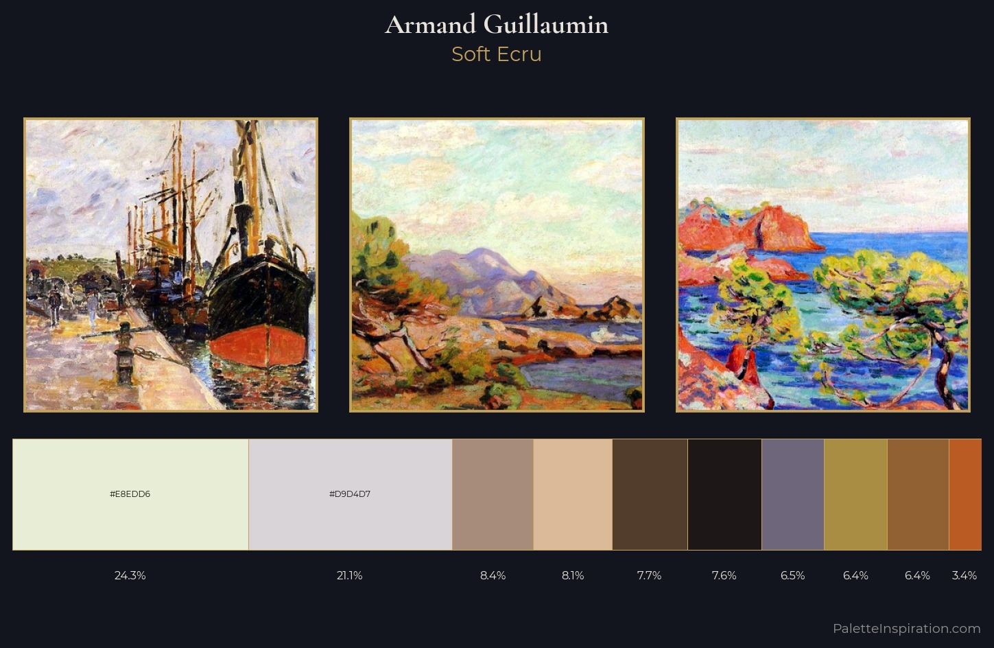Armand Guillaumin Palette 3 — Soft Ecru