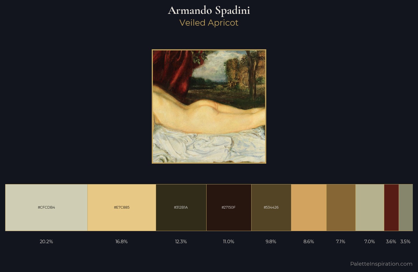 Armando Spadini Palette 1 — Veiled Apricot