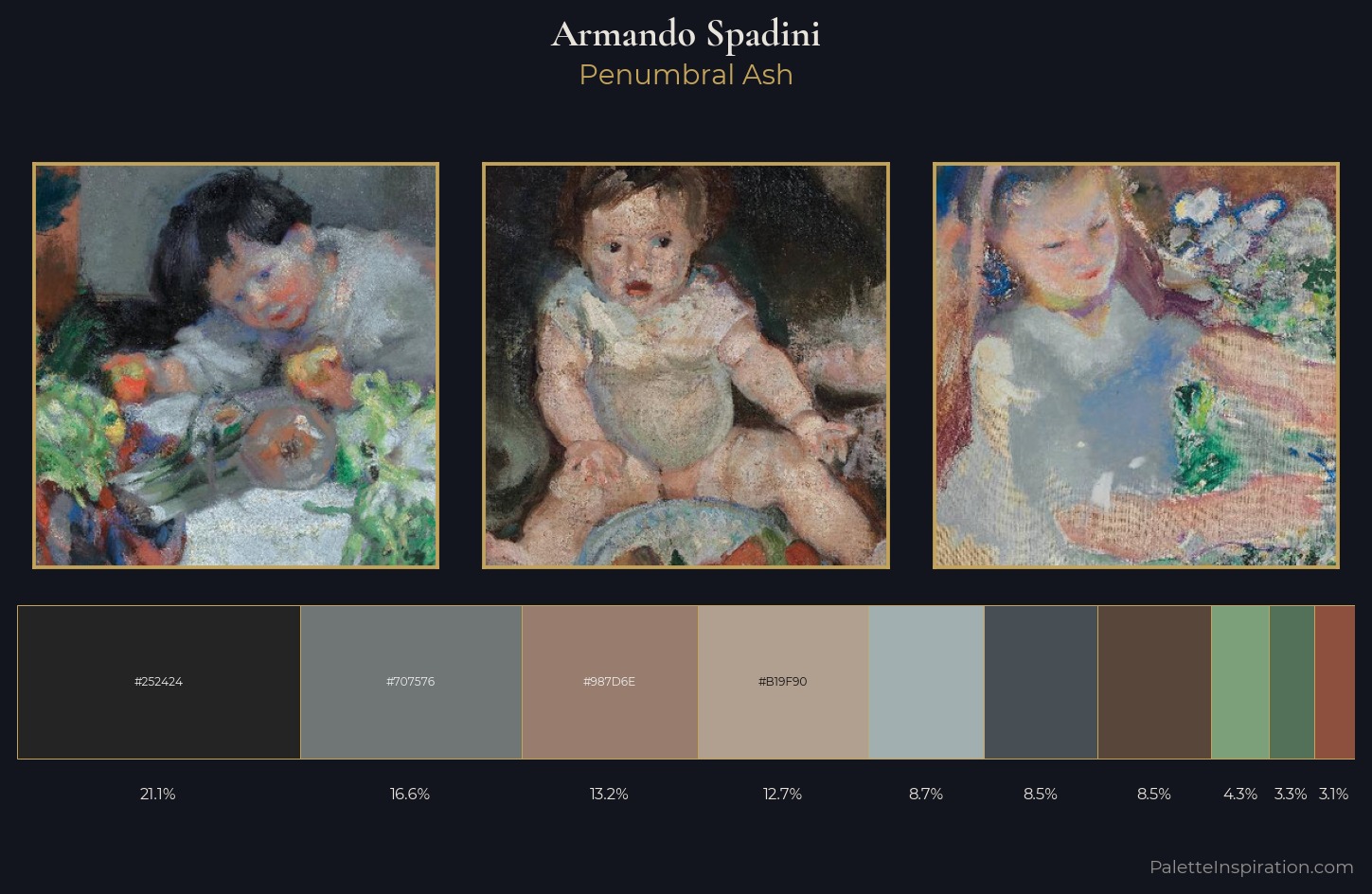 Armando Spadini Palette 2 — Penumbral Ash