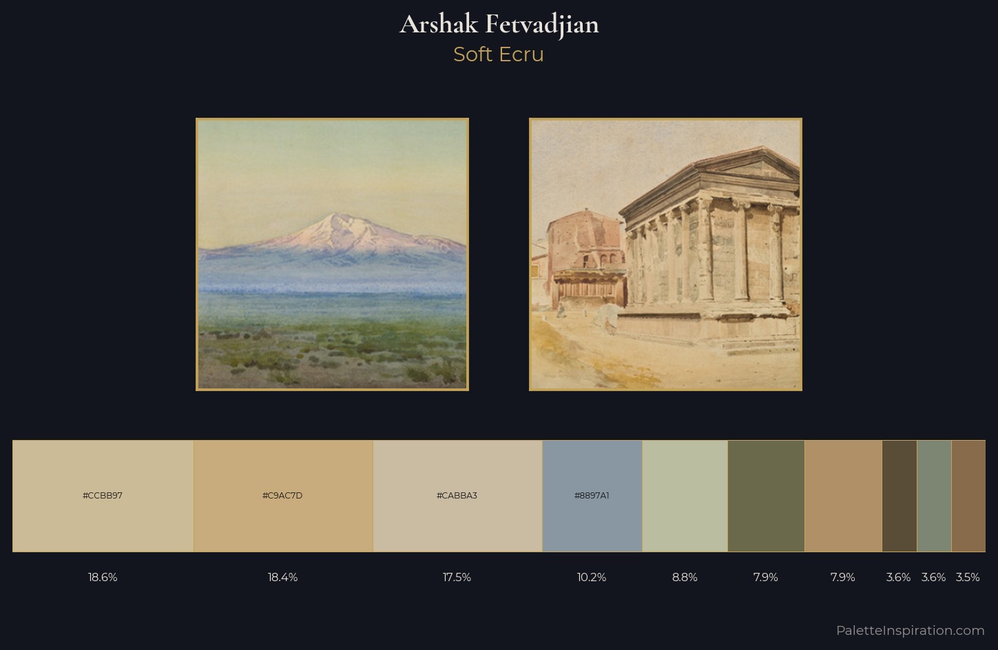 Arshak Fetvadjian Palette 1 — Soft Ecru