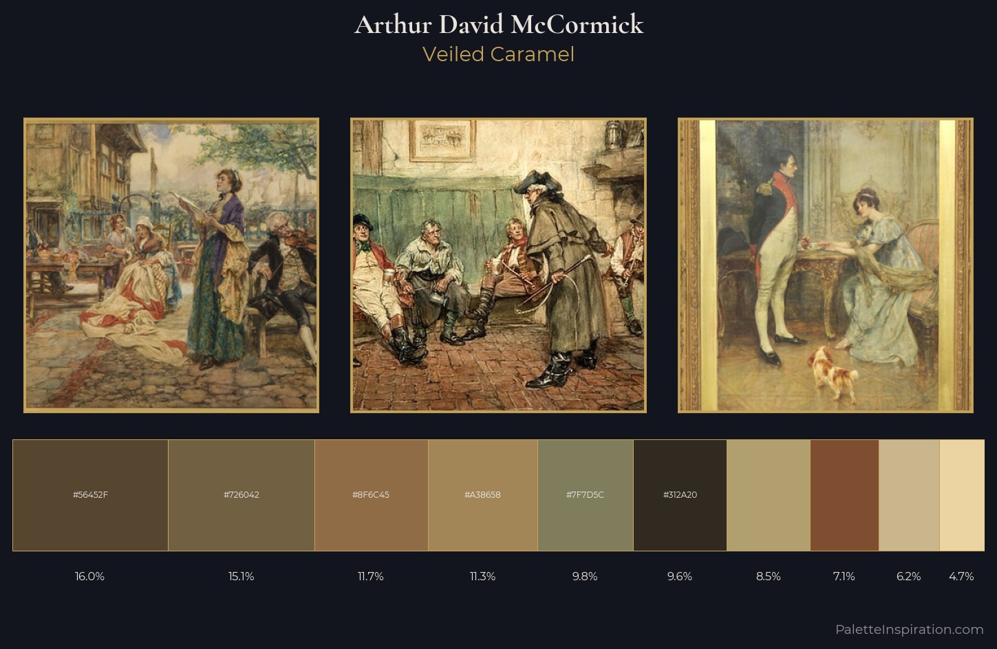 Arthur David McCormick Palette 2 — Veiled Caramel