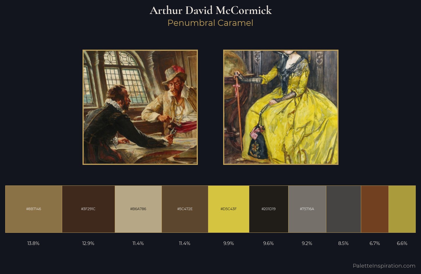 Arthur David McCormick Palette 3 — Penumbral Caramel