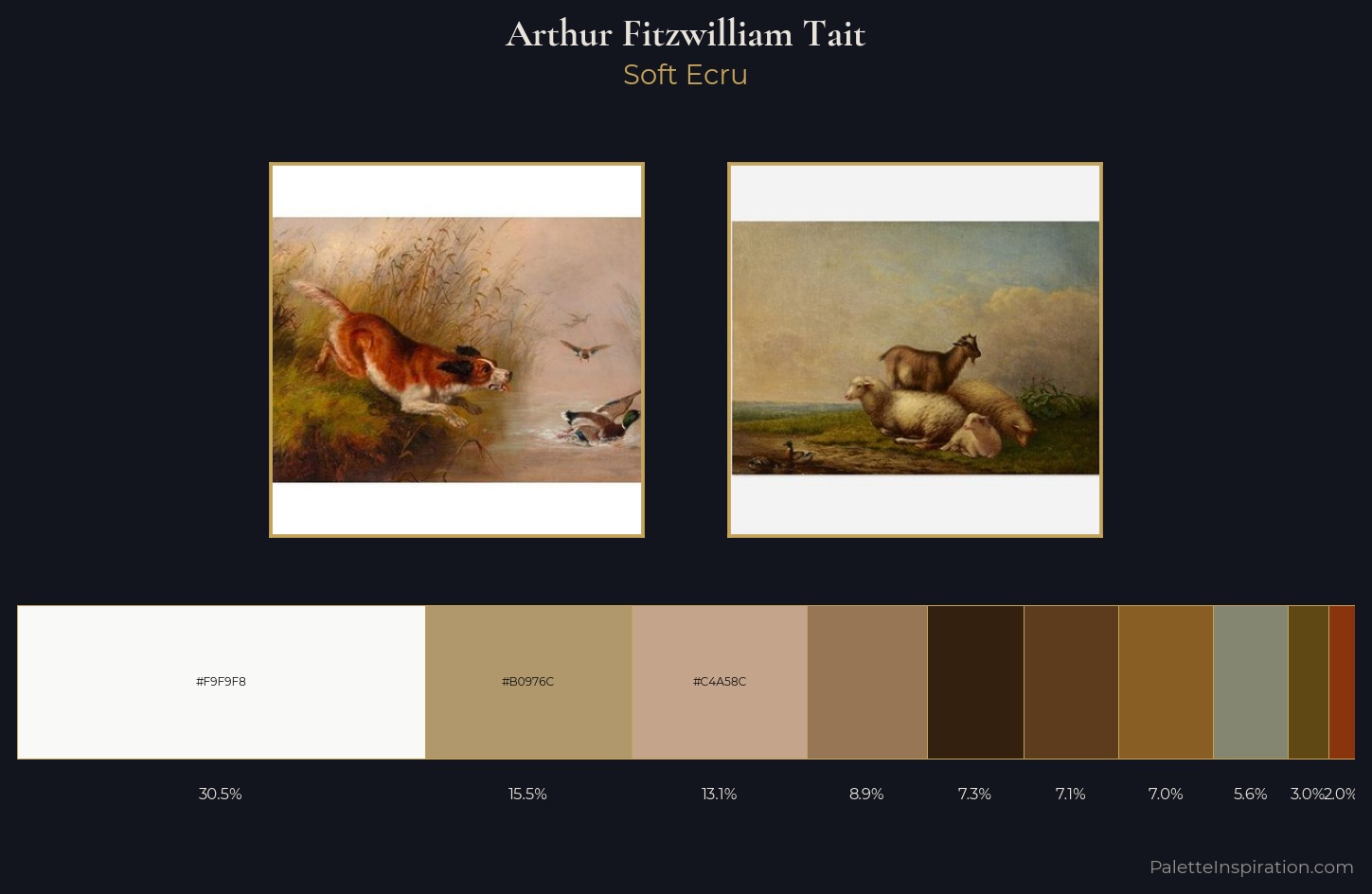 Arthur Fitzwilliam Tait Palette 1 — Soft Ecru