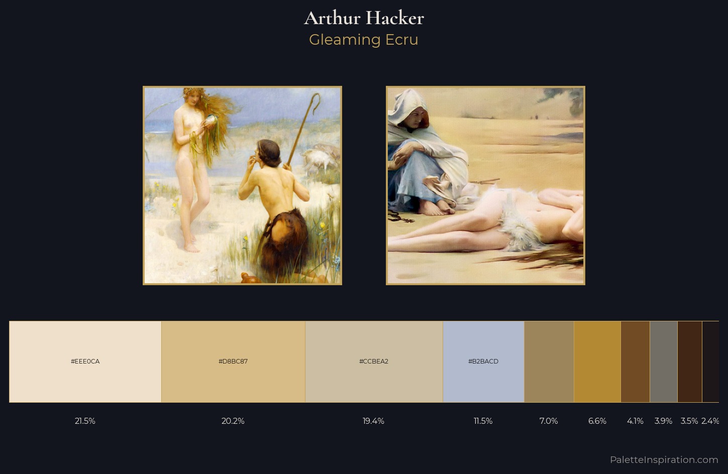 Arthur Hacker Palette 1 — Gleaming Ecru