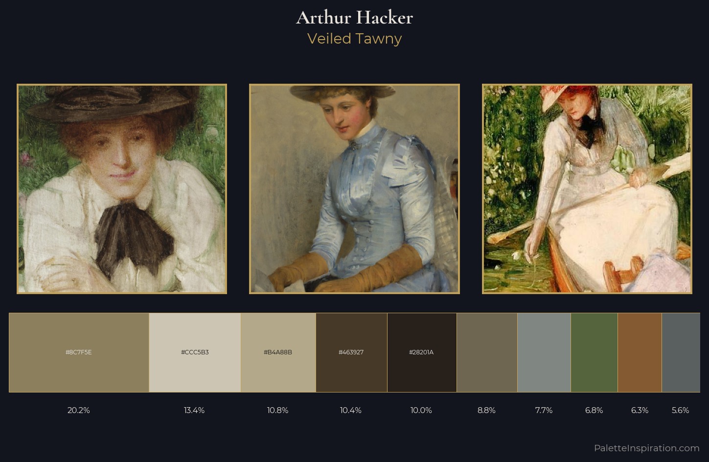 Arthur Hacker Palette 4 — Veiled Tawny