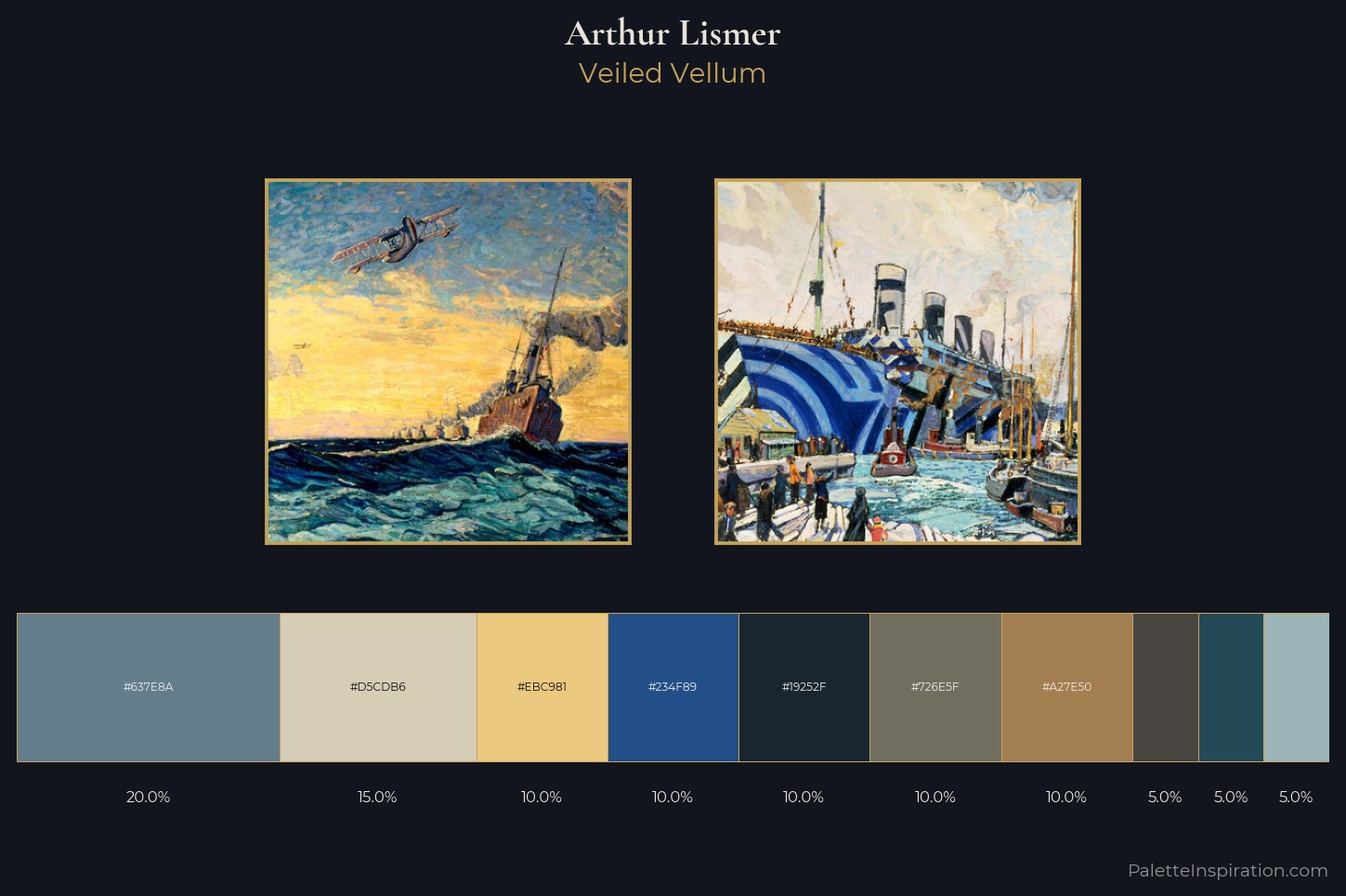 Arthur Lismer Master Palette — Veiled Vellum