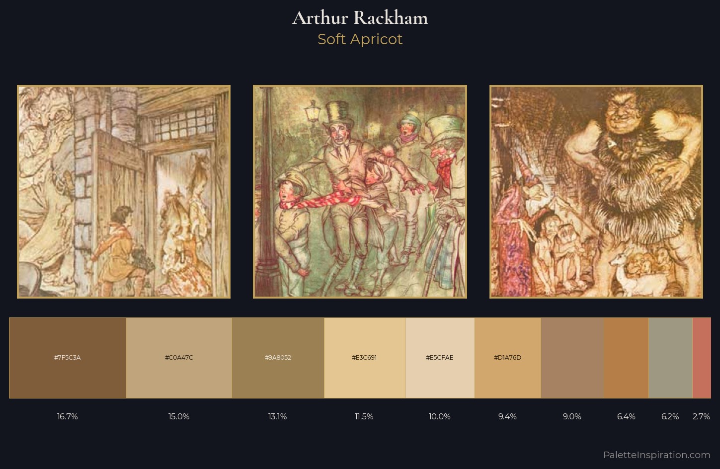 Arthur Rackham Palette 5 — Soft Apricot