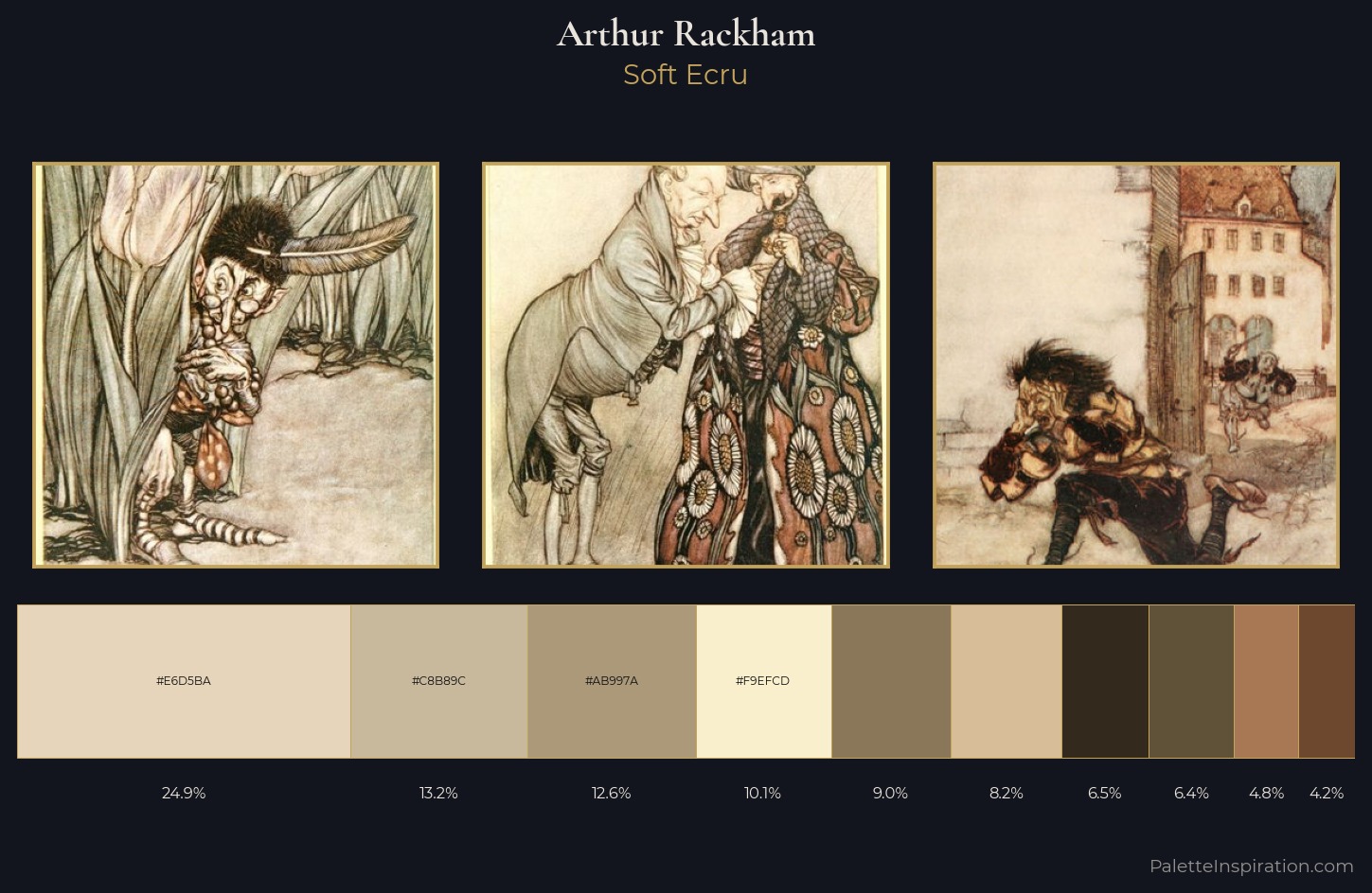 Arthur Rackham Palette 6 — Soft Ecru