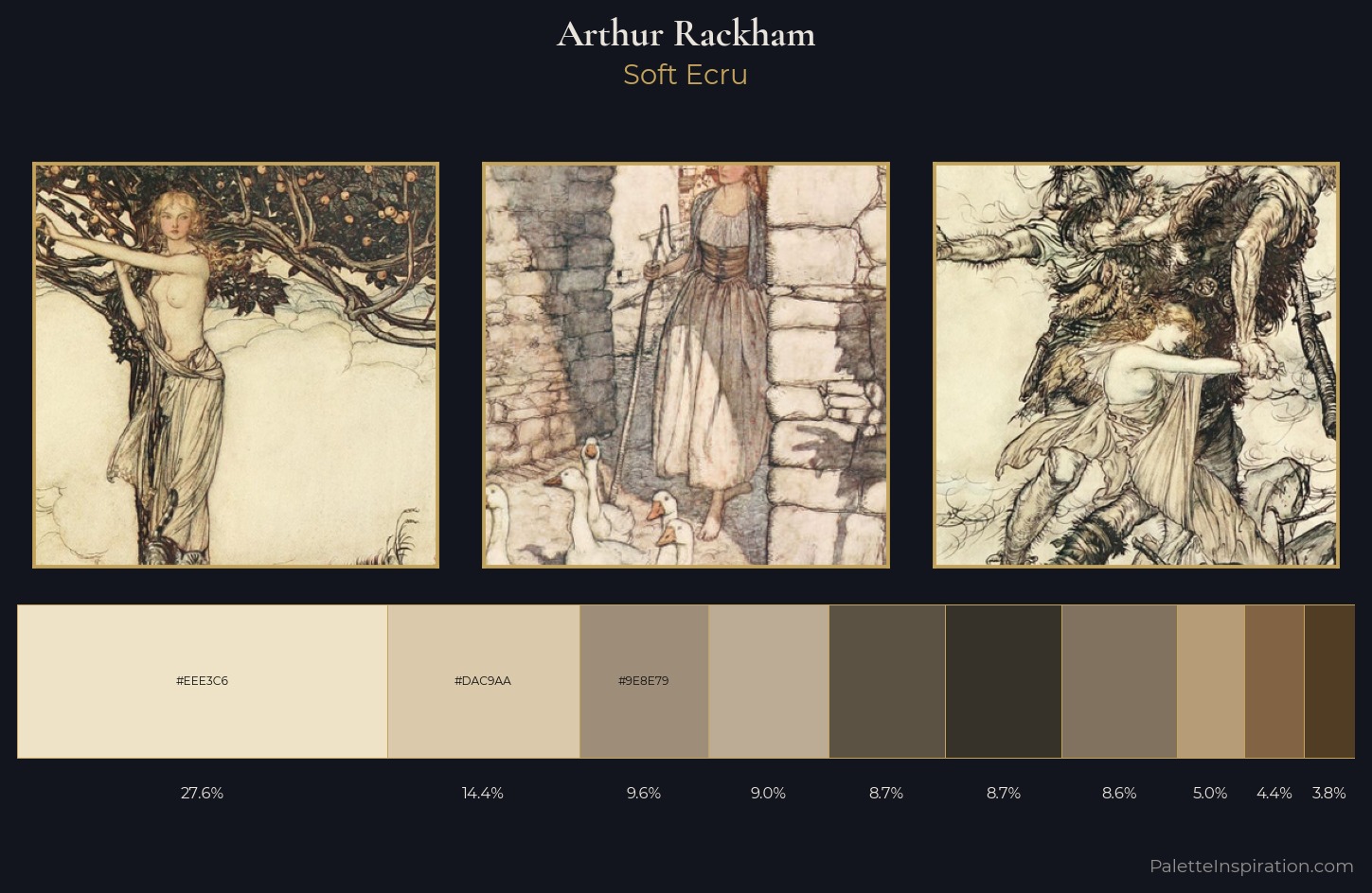 Arthur Rackham Palette 8 — Soft Ecru