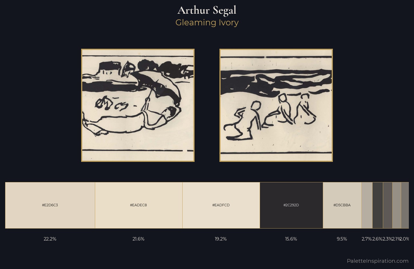Arthur Segal Palette 2 — Gleaming Ivory