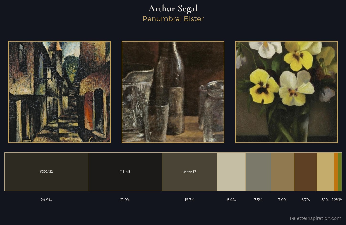 Arthur Segal Palette 6 — Penumbral Bister