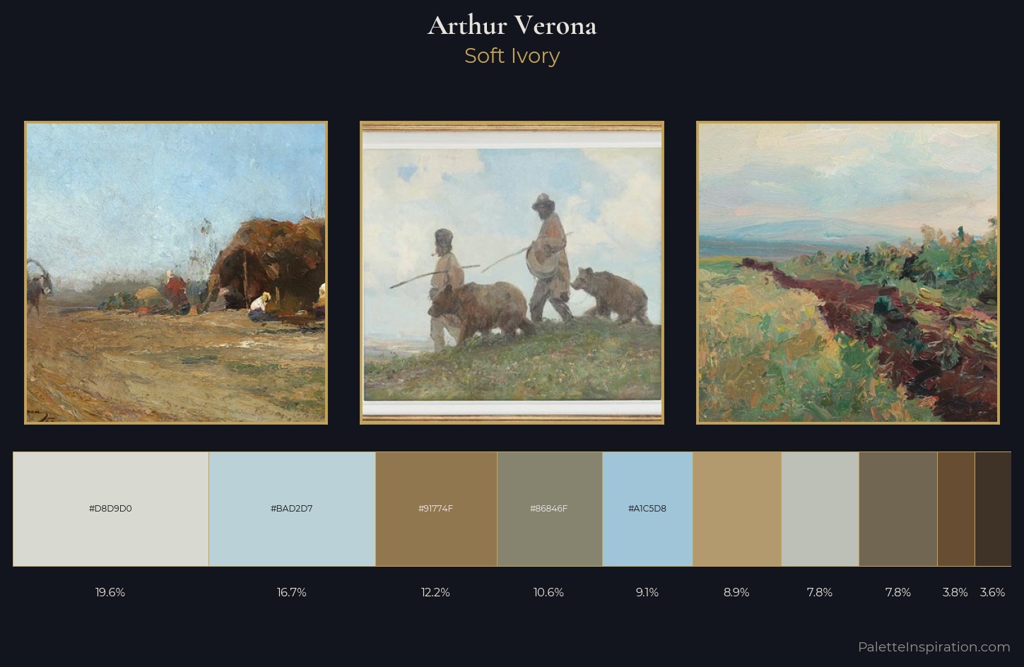 Arthur Verona Palette 1 — Soft Ivory