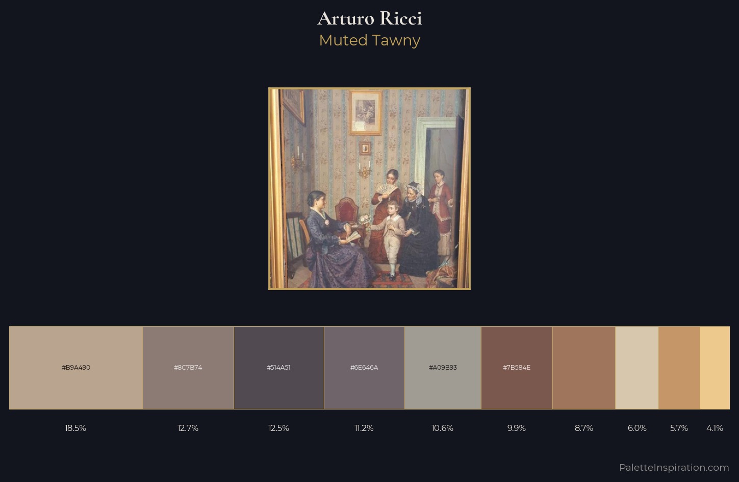 Arturo Ricci Palette 1 — Muted Tawny